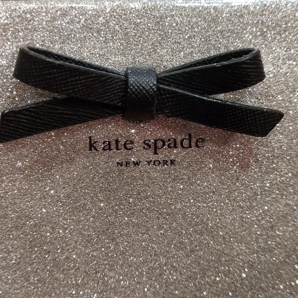 Kate Spade GUC Mavis Silver Taden Street Tote Shimmer Glitter Bag Purse CALLOUTS - Picture 3 of 16